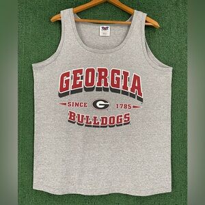 Vintage 90’s University Of Georgia Bulldogs UGA Tank Top Men’s Size Large
